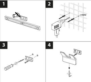 Крючок двойной Lemark Smooth Line 9711004 хром